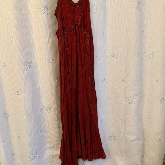 Dresses & Skirts - Advance Apperals Red Batik renaissance faire dress